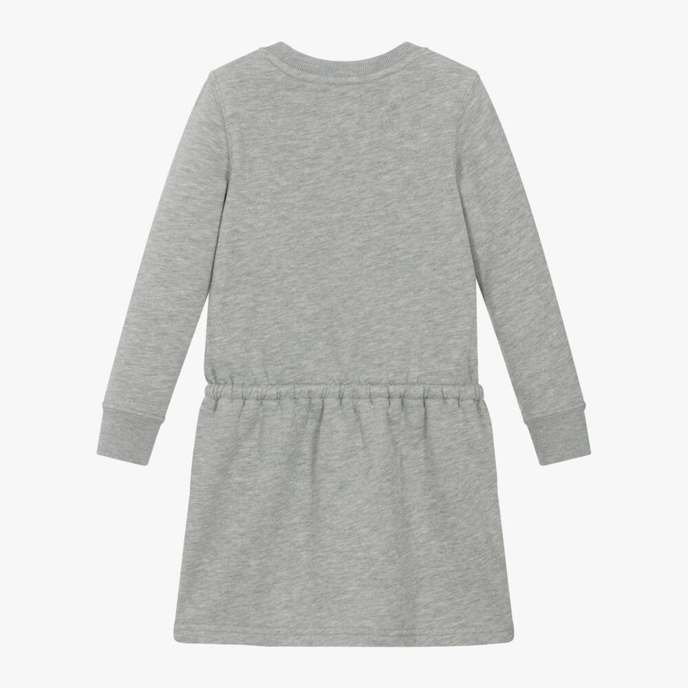 Ralph Lauren-Girls Grey Bear Jersey Dress | Childrensalon Outlet