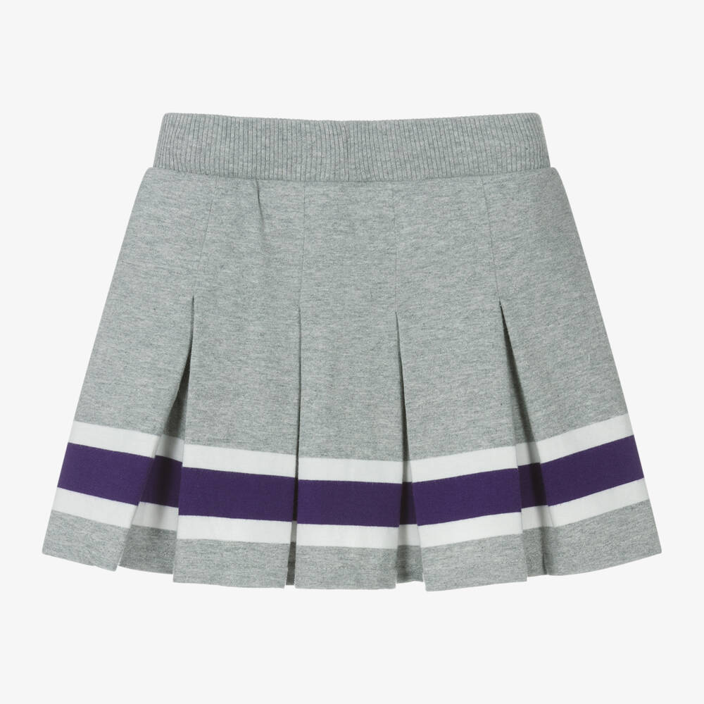 Ralph Lauren-سكورت بكسرات قطن لون رمادي | Childrensalon Outlet