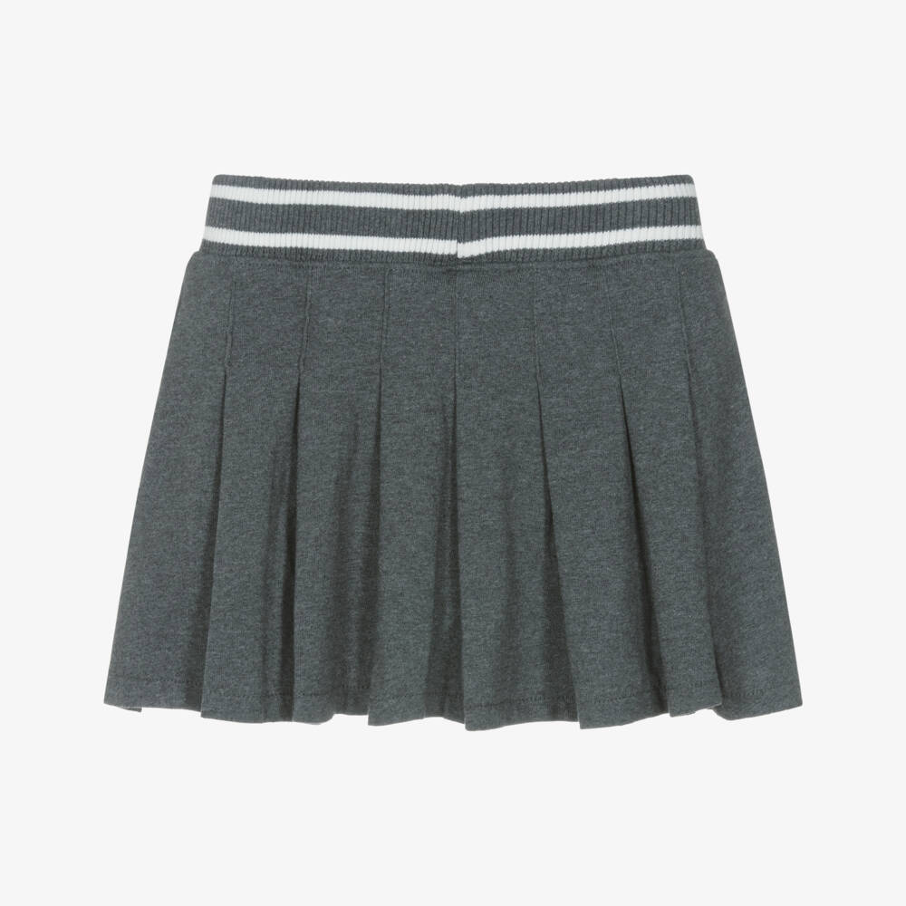 Ralph Lauren-Girls Grey Pleated Skirt | Childrensalon Outlet