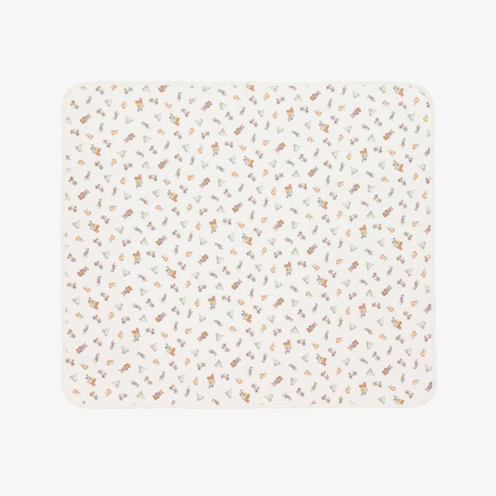 Ralph Lauren-Girls Ivory Bear Romper Ensemble | Childrensalon Outlet