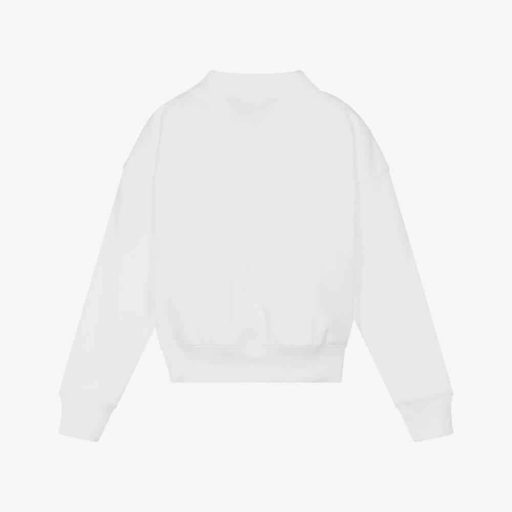 Ralph Lauren-Кремовая хлопковая рубашка поло для девочек | Childrensalon Outlet