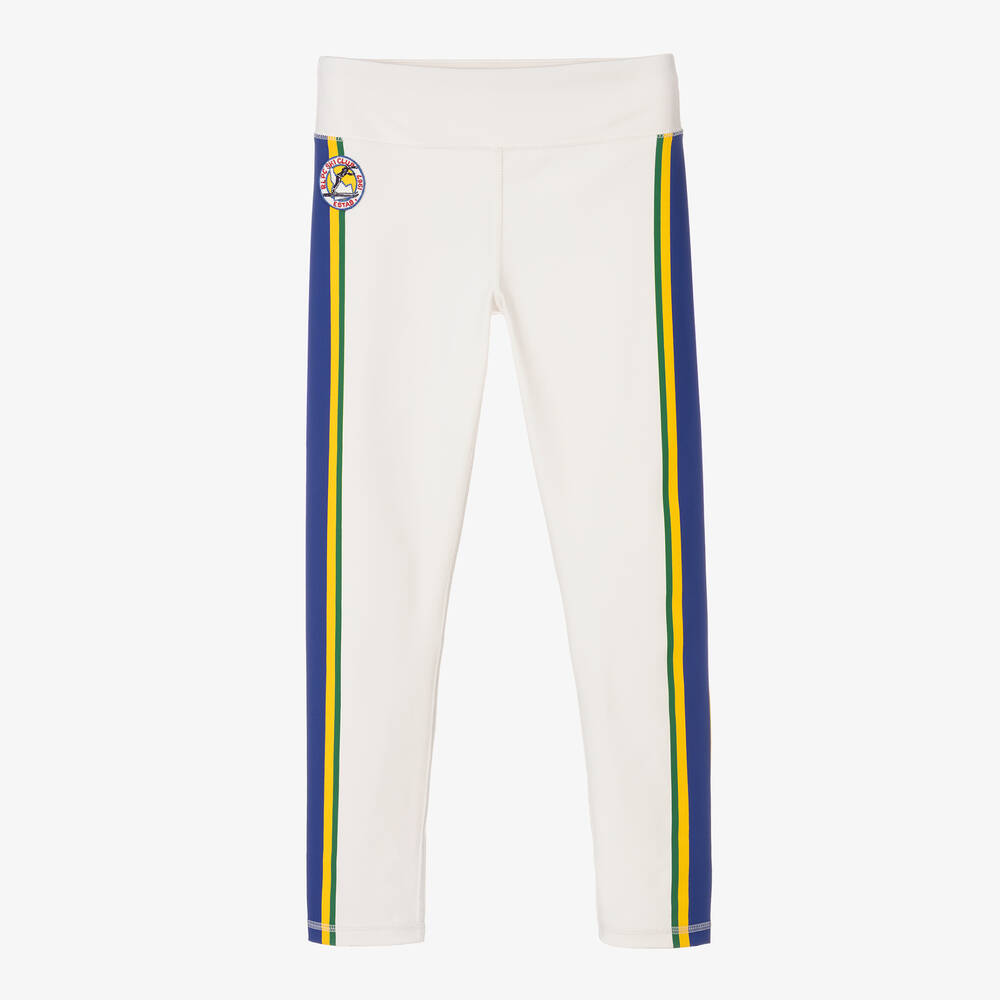 Polo Ralph Lauren - Legging ivoire rayé fille | Childrensalon