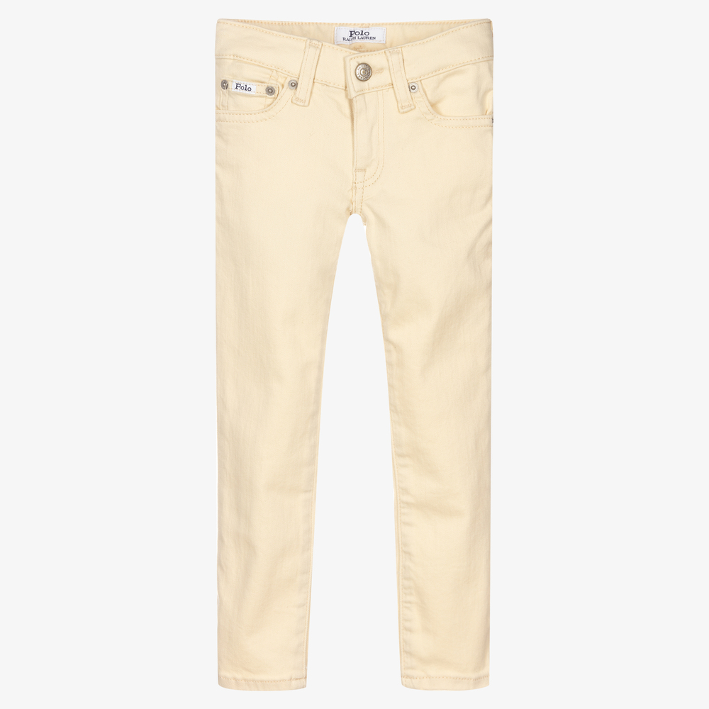 Girls Ivory Skinny Jeans