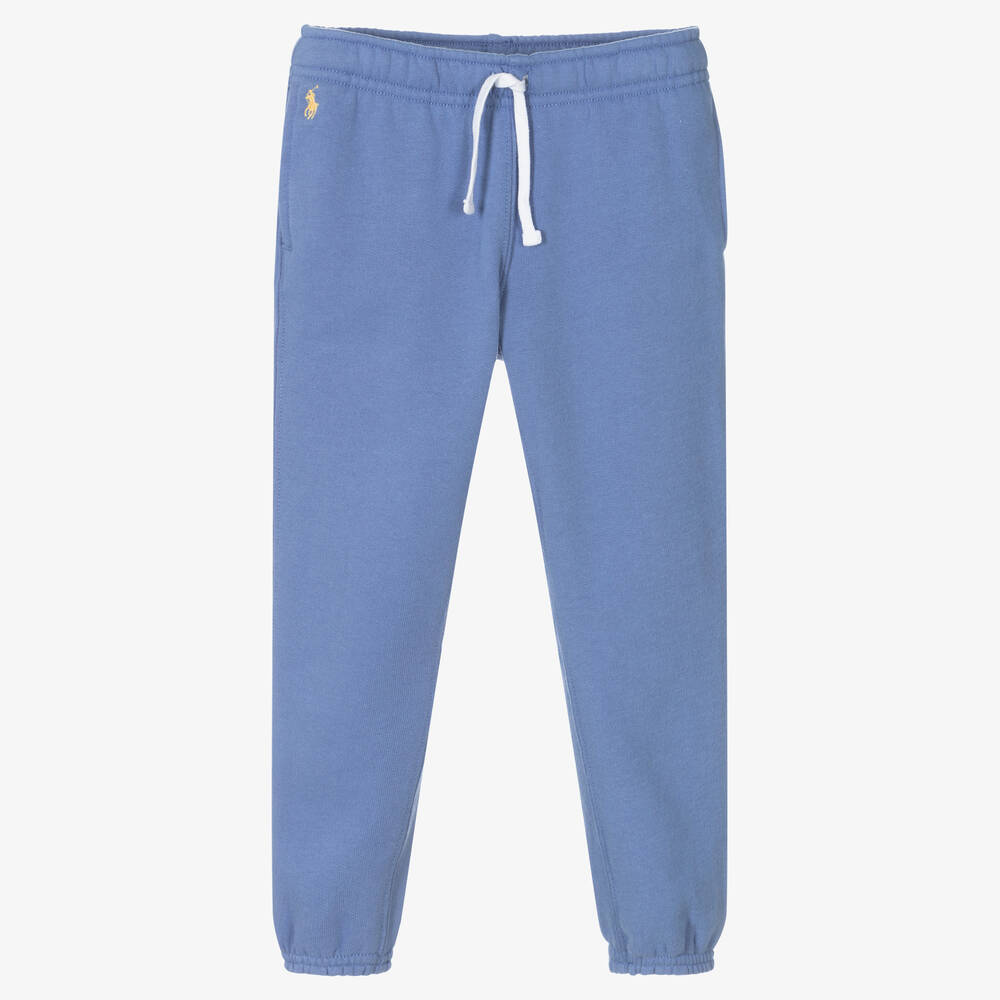 Polo Ralph Lauren - Girls Light Blue Logo Joggers | Childrensalon