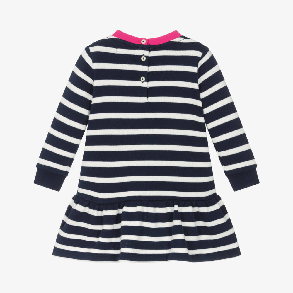 Ralph Lauren-Girls Nautical Stripe Jersey Dress | Childrensalon Outlet
