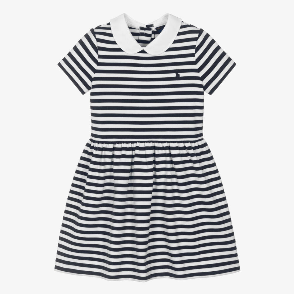 Ralph Lauren-Платье в морскую полоску для девочек | Childrensalon Outlet