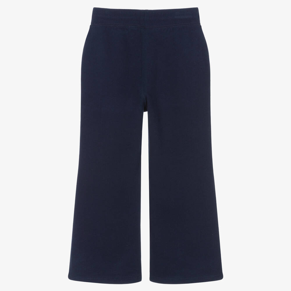 【送料&関税込】Ralph Lauren Navy Blue Cotton Joggers Ralph Lauren - Girls Navy Blue Cotton Polo Joggers
