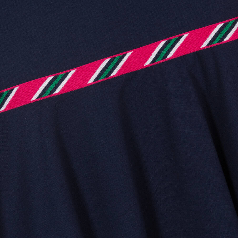 Поло Ralph Lauren-Синее платье из джерси для девочек | Childrensalon Outlet