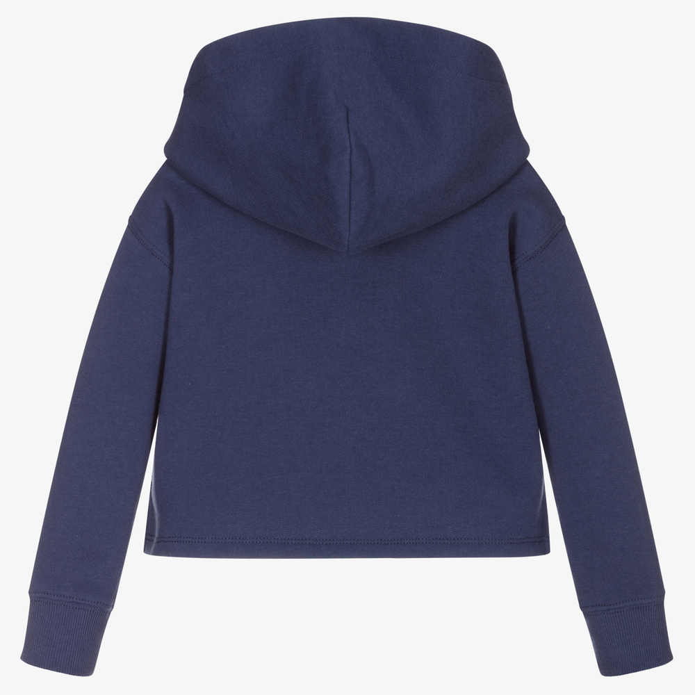 Girls navy blue hoodie hot sale