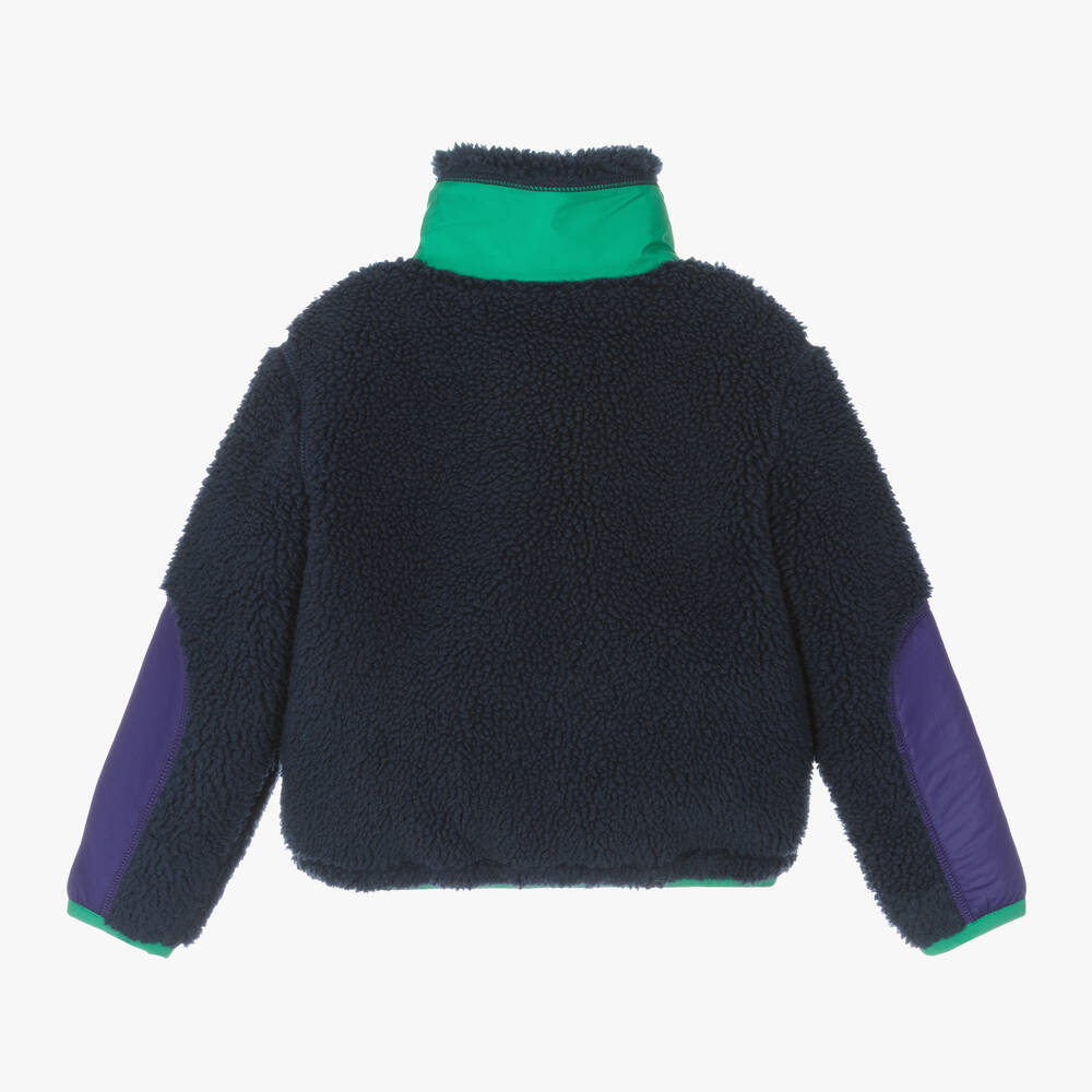 Ralph Lauren-Синяя плюшевая куртка для девочек | Childrensalon Outlet