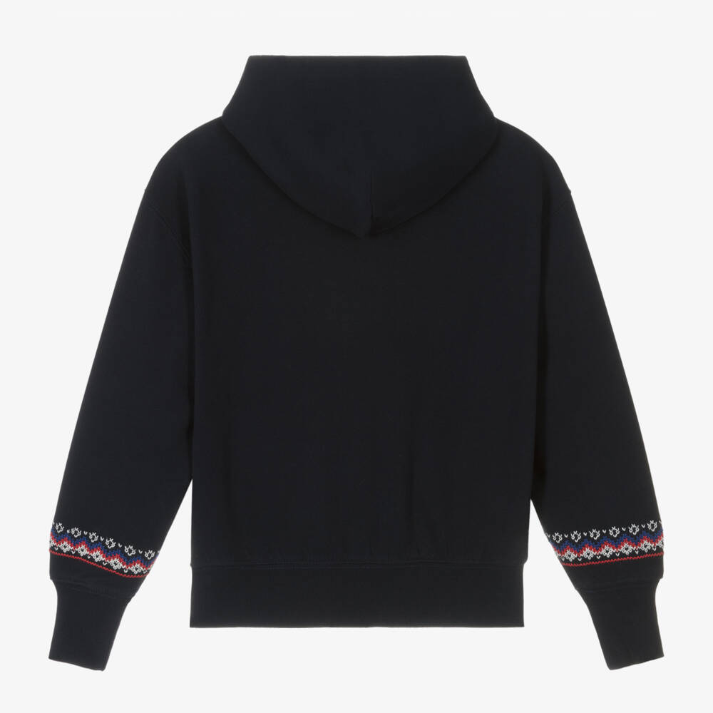 رالف لورين-هودي بشعار فير آيل لون كحلي | Childrensalon Outlet