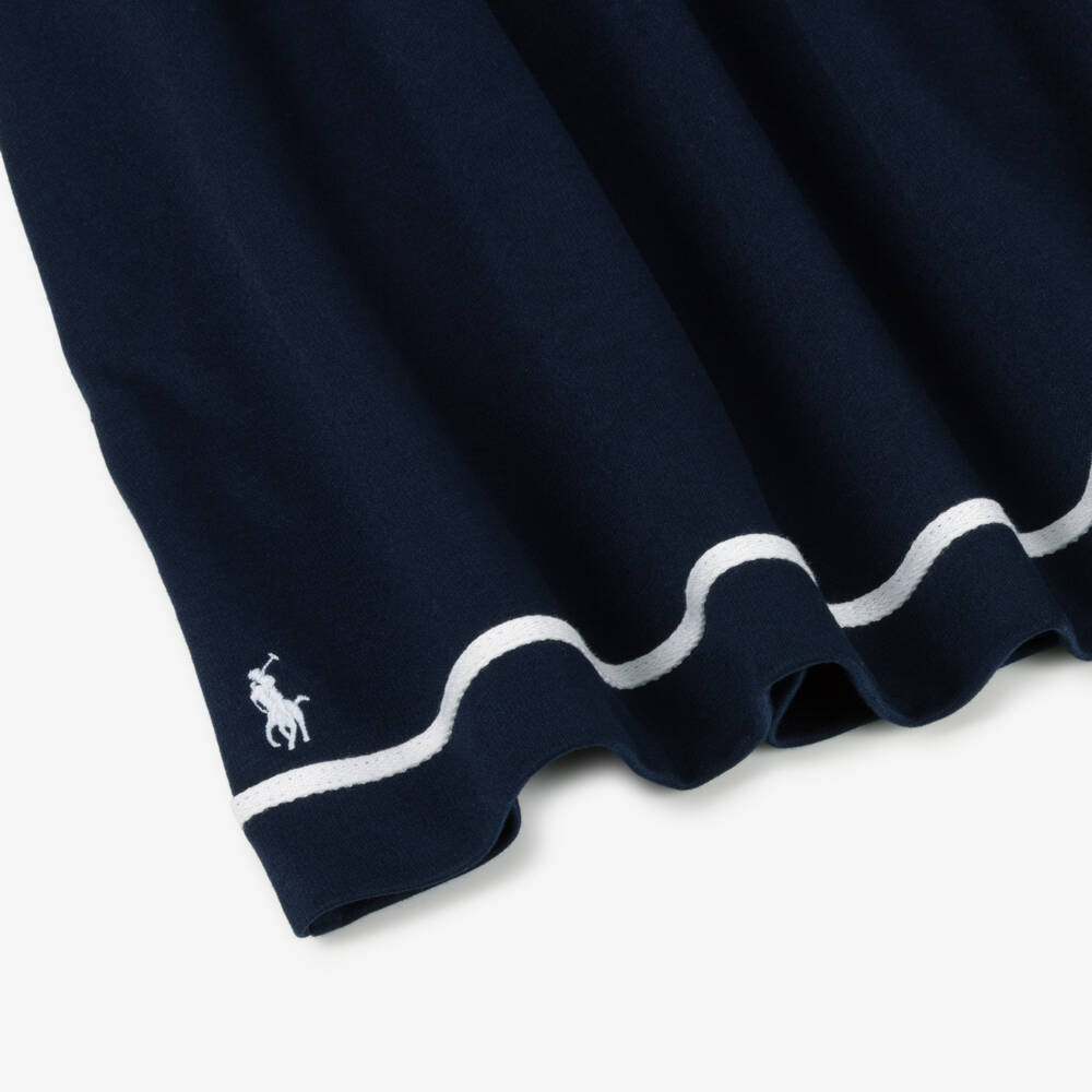 Ralph Lauren-Girls Navy Nautical Charm Dress | Childrensalon Outlet