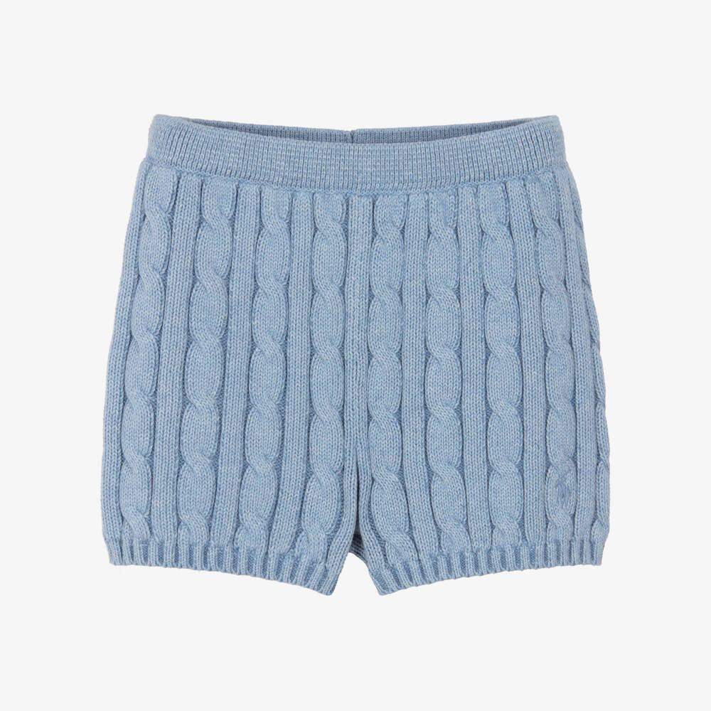 Ralph Lauren-Синие вязаные шорты | Childrensalon Outlet