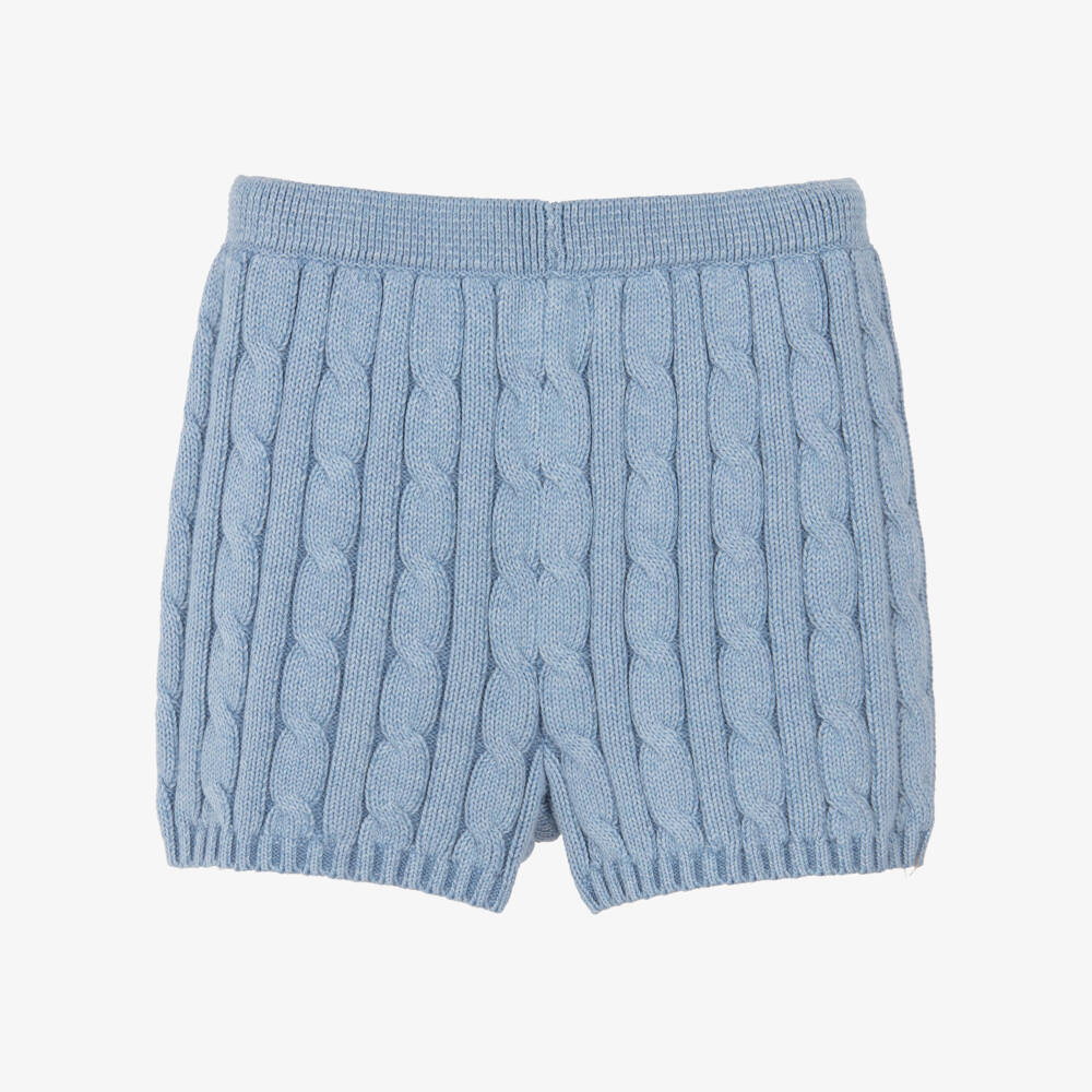 Ralph Lauren-Синие вязаные шорты | Childrensalon Outlet