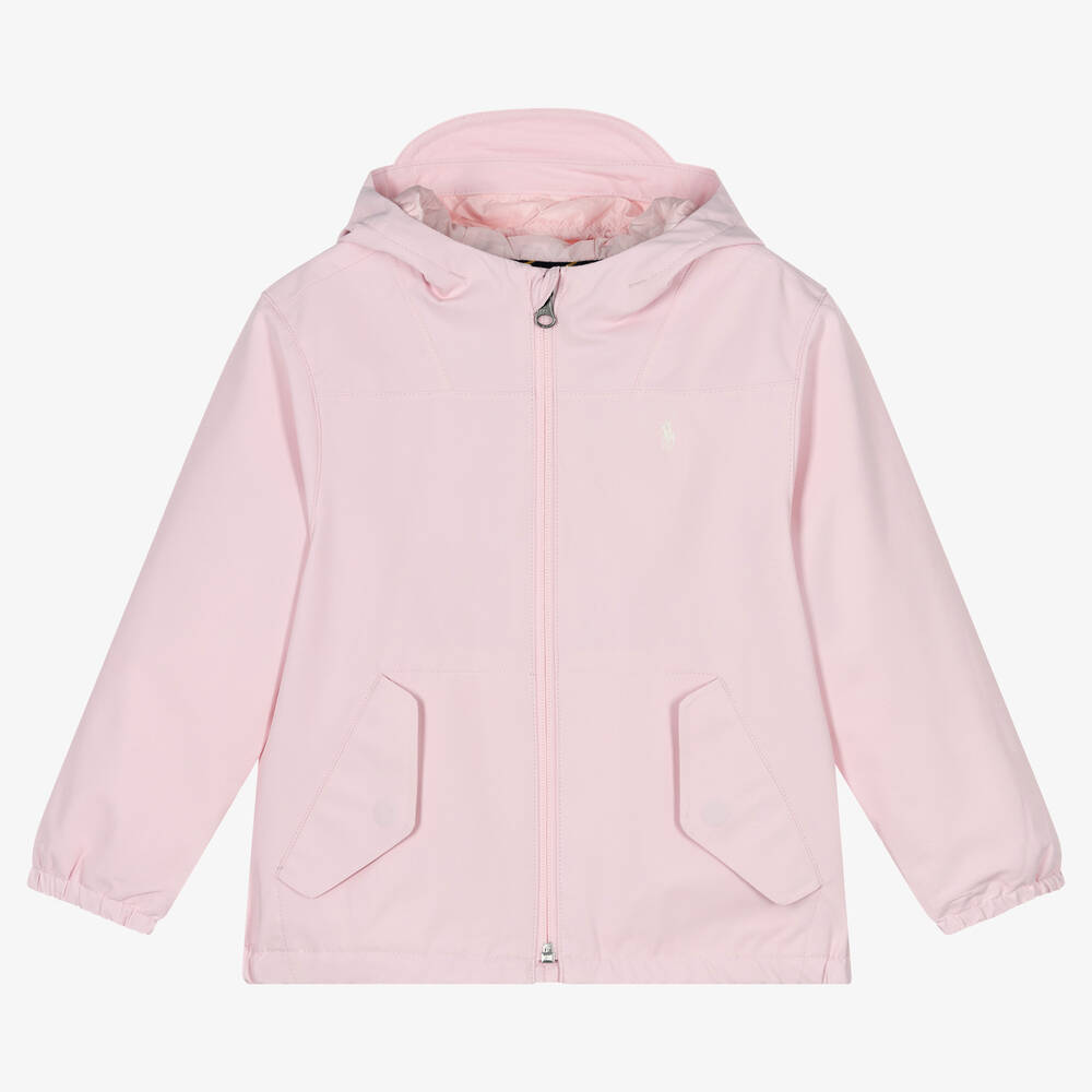 Ralph Lauren - Hellrosa Windjacke für Mädchen | Childrensalon