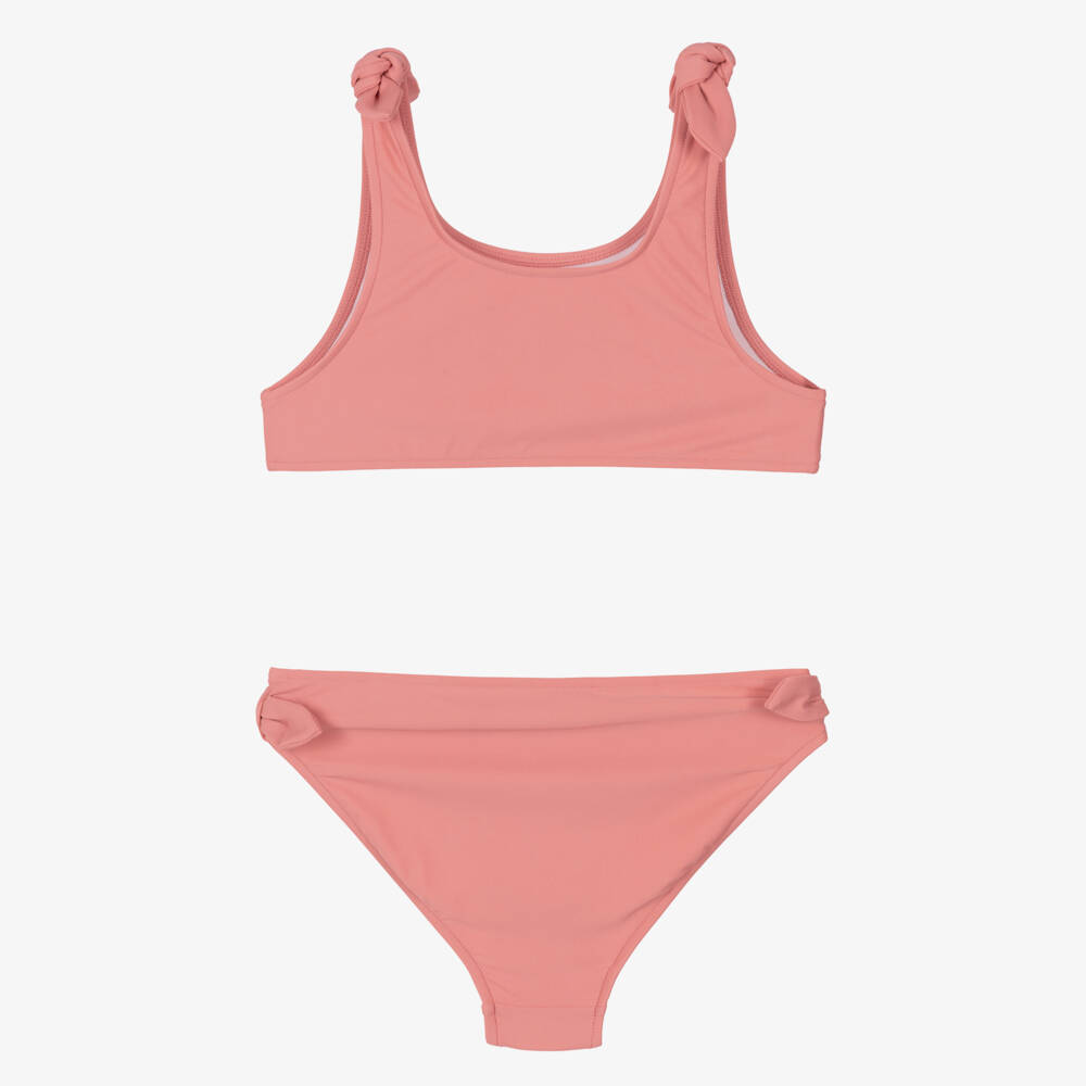 Ralph Lauren-Girls Pink Big Pony Logo Bikini | Childrensalon Outlet