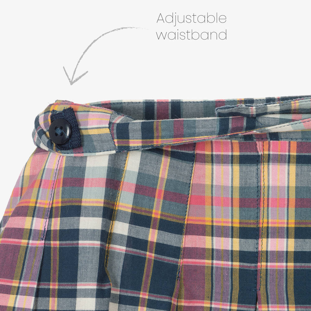 スカート THEAIRTOWN rollin puff bl(2 color) JP5B0014 Polo Ralph Lauren - Girls Pink & Blue Check Skirt