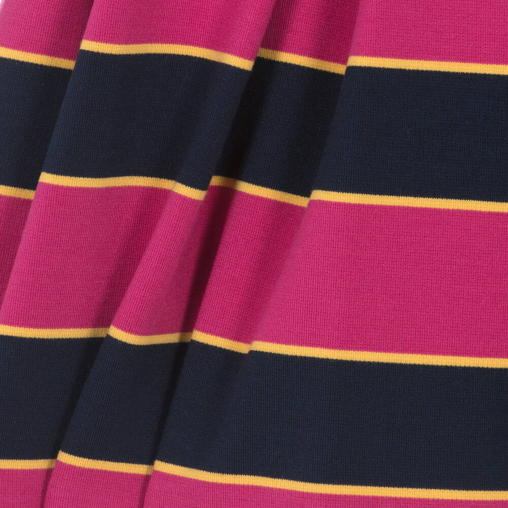 Ralph Lauren-Girls Pink & Blue Stripe Cotton Dress | Childrensalon Outlet