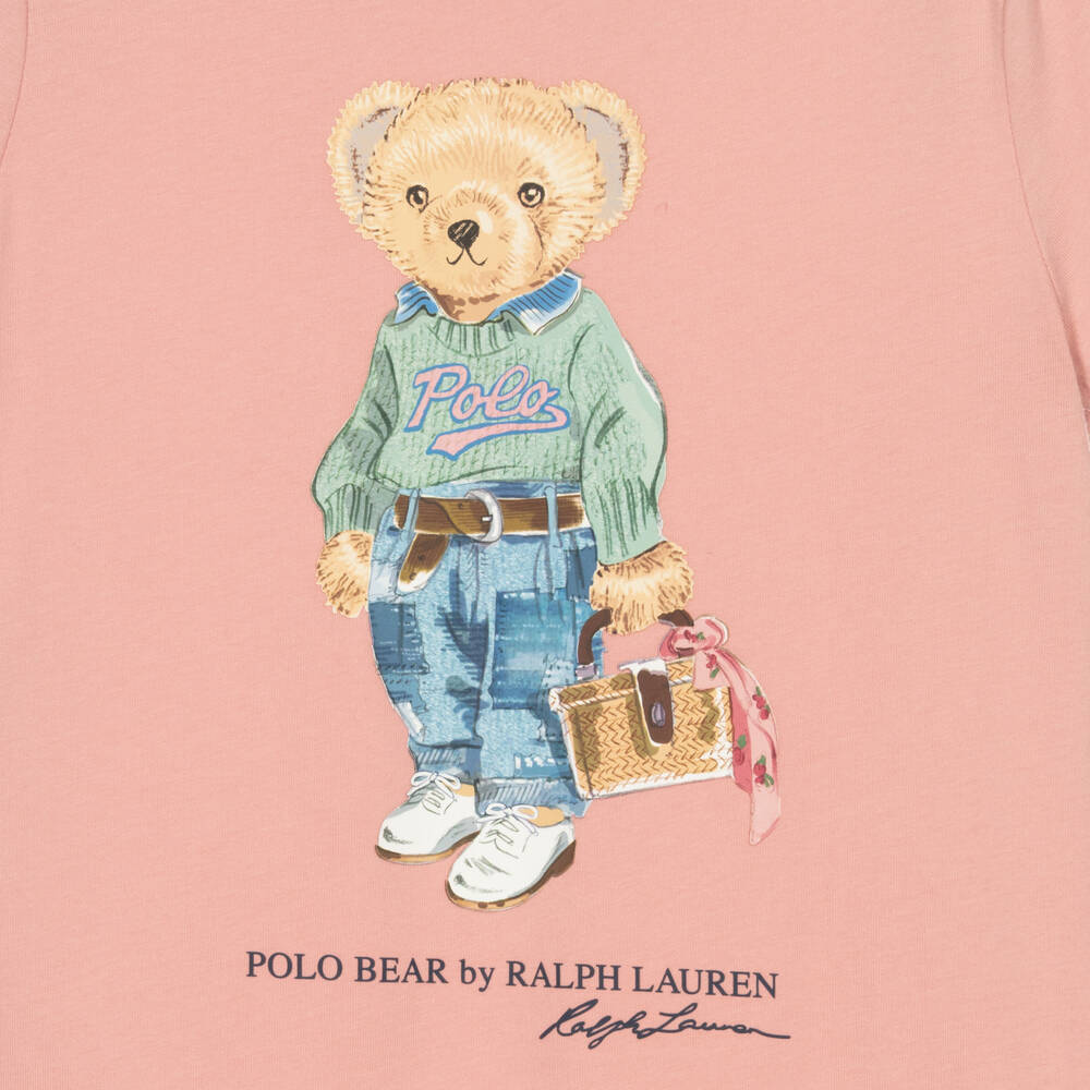 Ralph lauren pink teddy bear sales