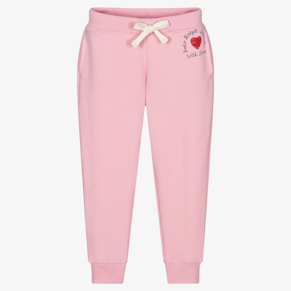 Ralph Lauren - Rosa Baumwoll-Jogginghose (M) | Childrensalon