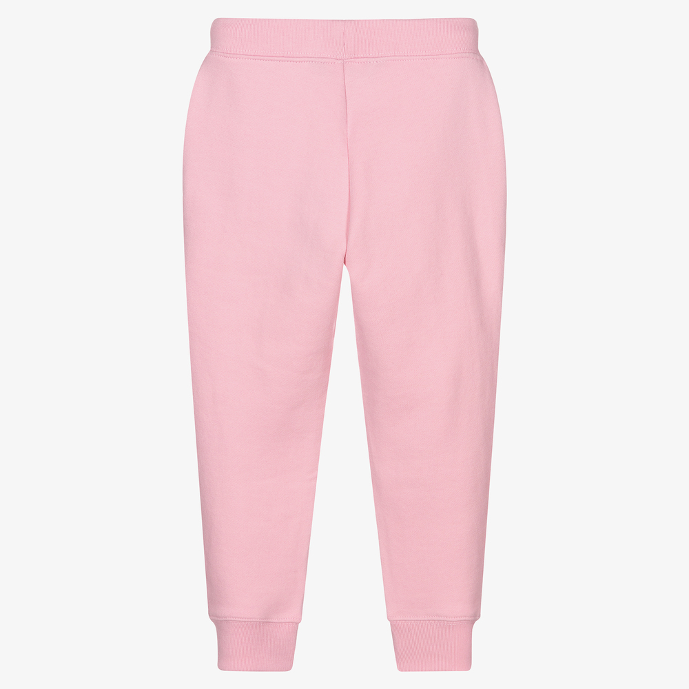 Ralph Lauren-جوغرز قطن جيرسي لون زهري للبنات | Childrensalon Outlet