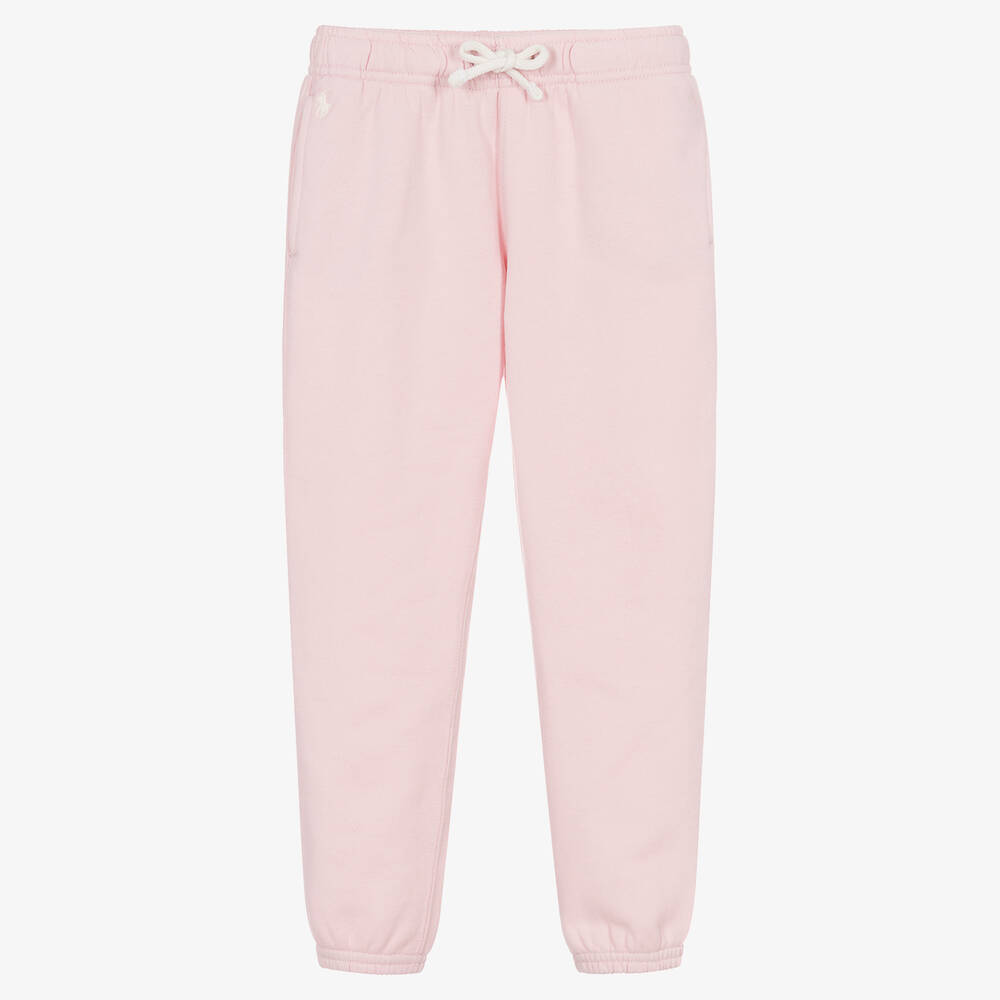 Ralph Lauren - Jogging rose en coton Fille | Childrensalon