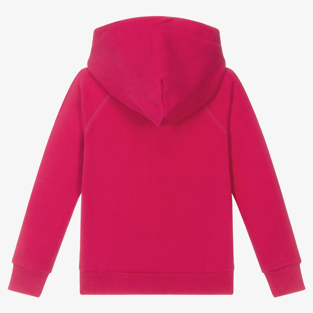 Polo Ralph Lauren-توب هودي قطن جيرسي لون زهري للبنات | Childrensalon Outlet