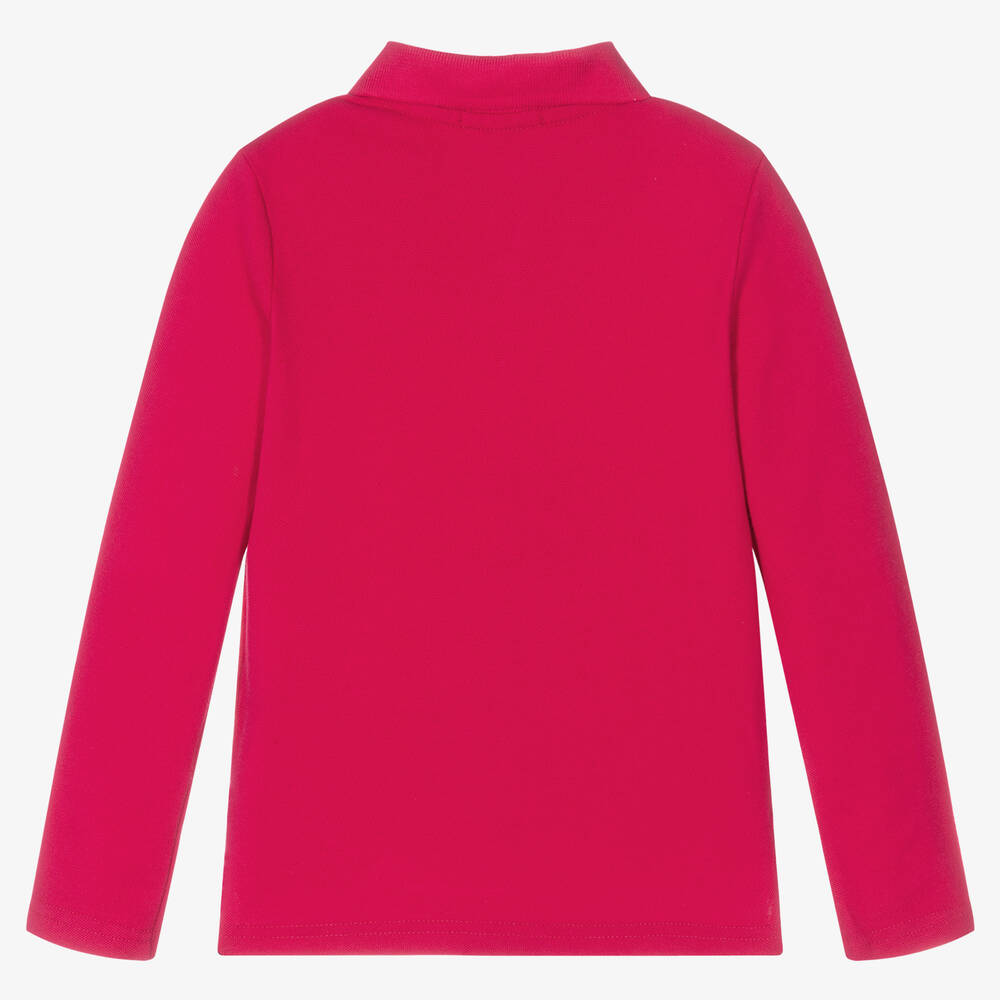 Polo Ralph Lauren - Girls Pink Cotton Polo Top