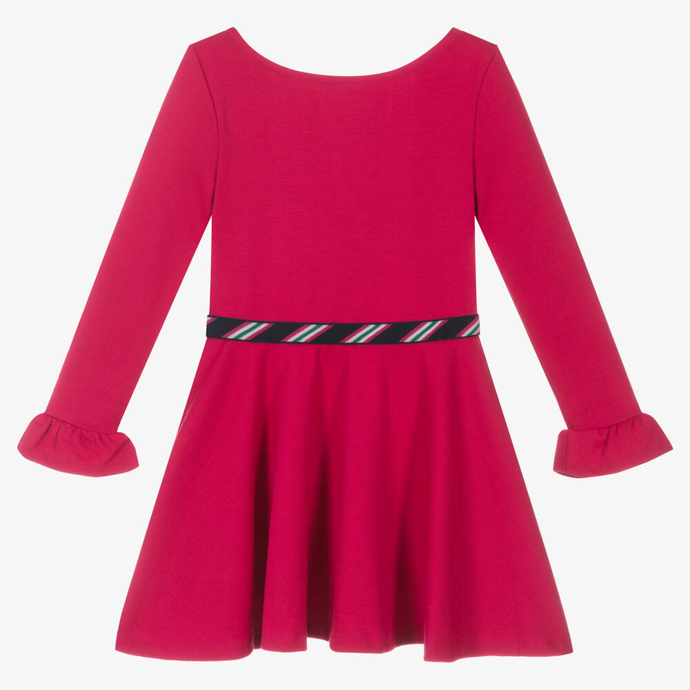 Поло Ralph Lauren-Розовое платье из джерси для девочек | Childrensalon Outlet