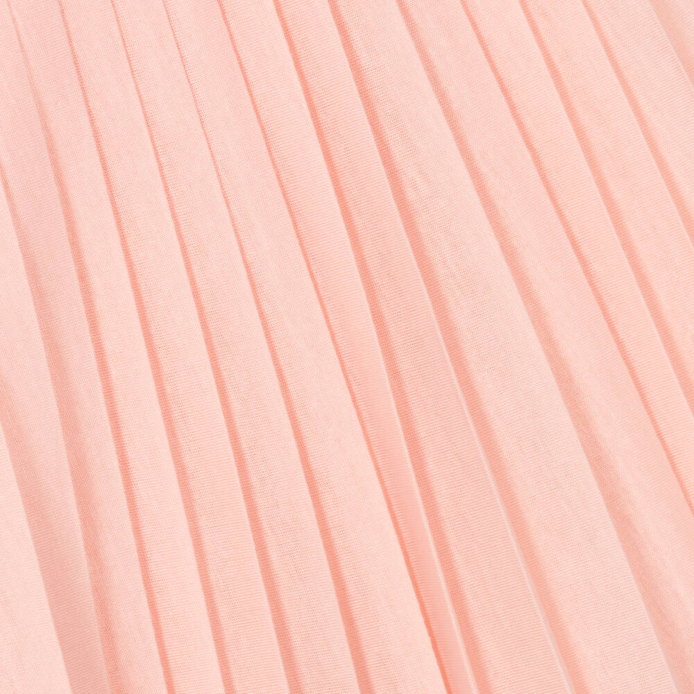 Polo Ralph Lauren-فستان قطن جيرسي بكسرات لون زهري | Childrensalon Outlet