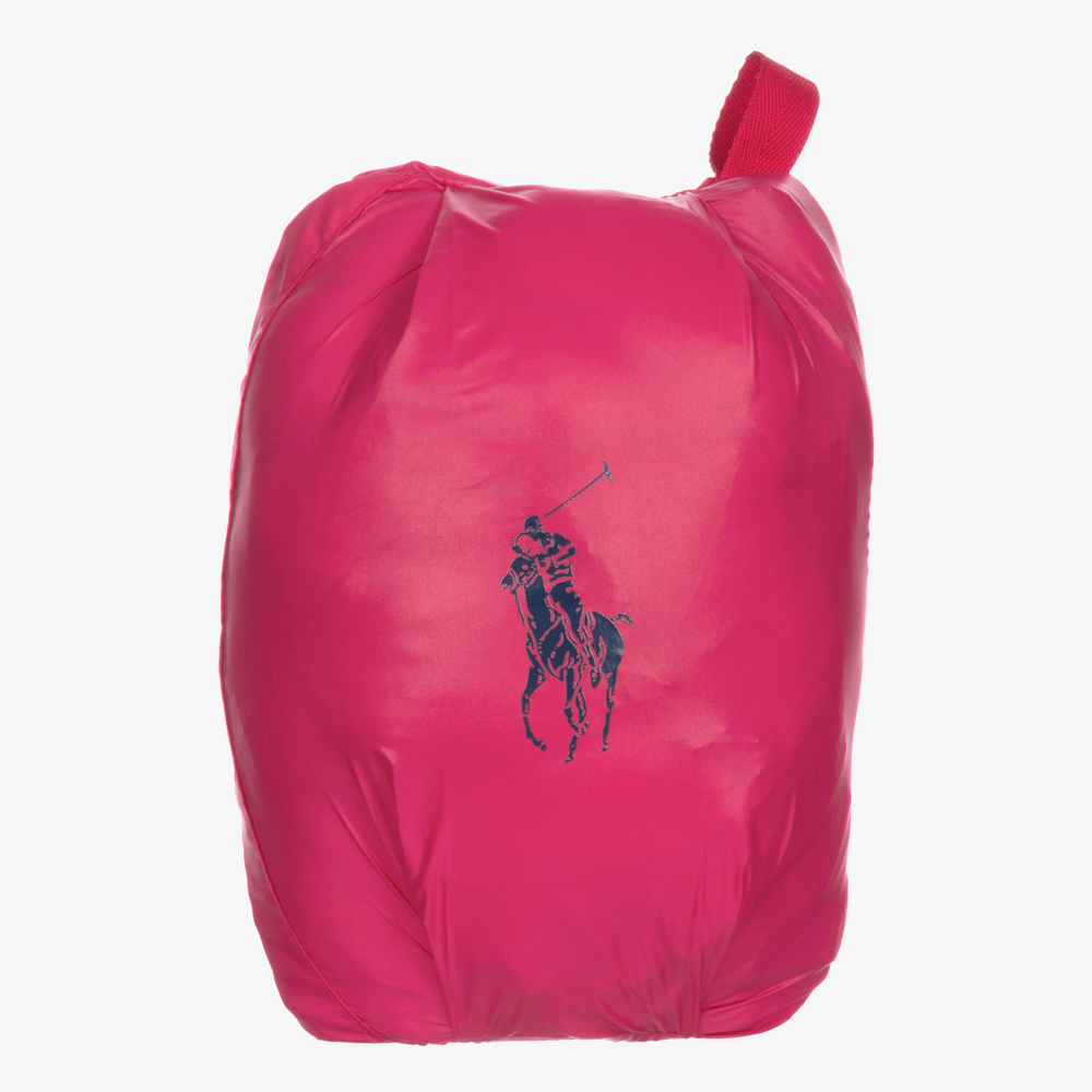 Polo Ralph Lauren Girls Pink Puffer Jacket Childrensalon Outlet