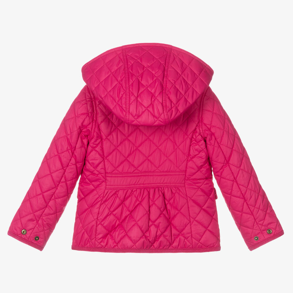 Polo Ralph Lauren Girls Pink Quilted Jacket Childrensalon Outlet