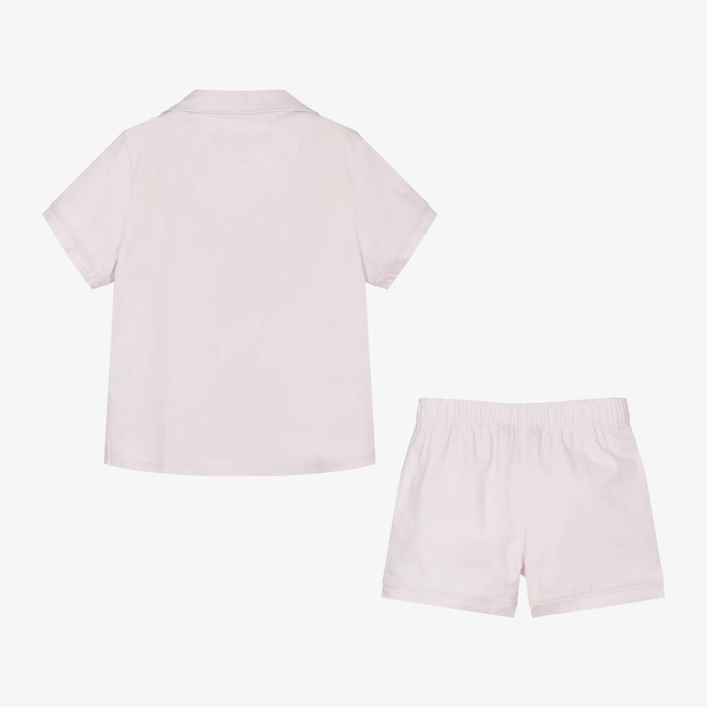 Ralph Lauren-Girls Rosy Cotton Sleep Set | Childrensalon Outlet