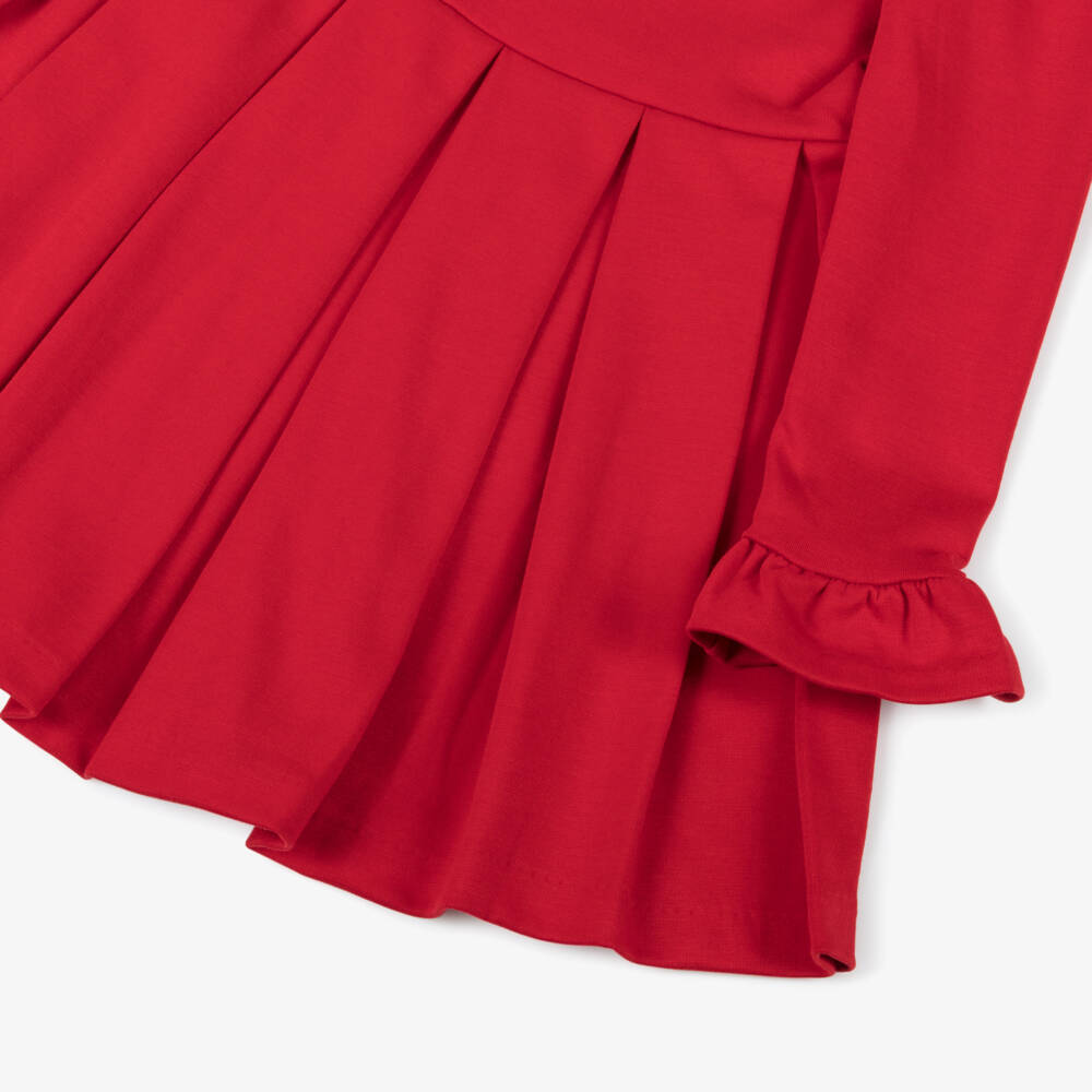 Ralph Lauren-Girls Scarlet Jersey Dress | Childrensalon Outlet