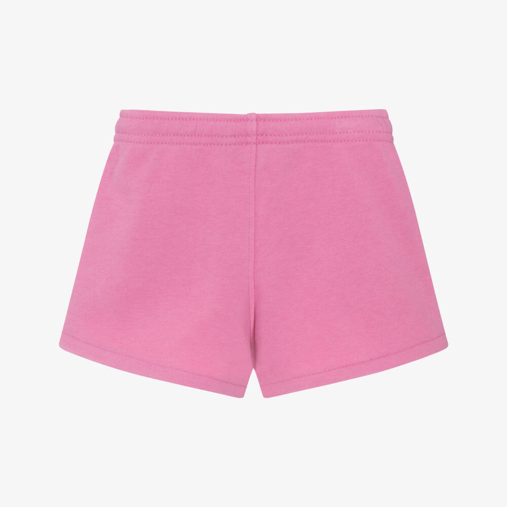 Ralph Lauren-Girls Soft Pink Logo Jersey Shorts | Childrensalon Outlet