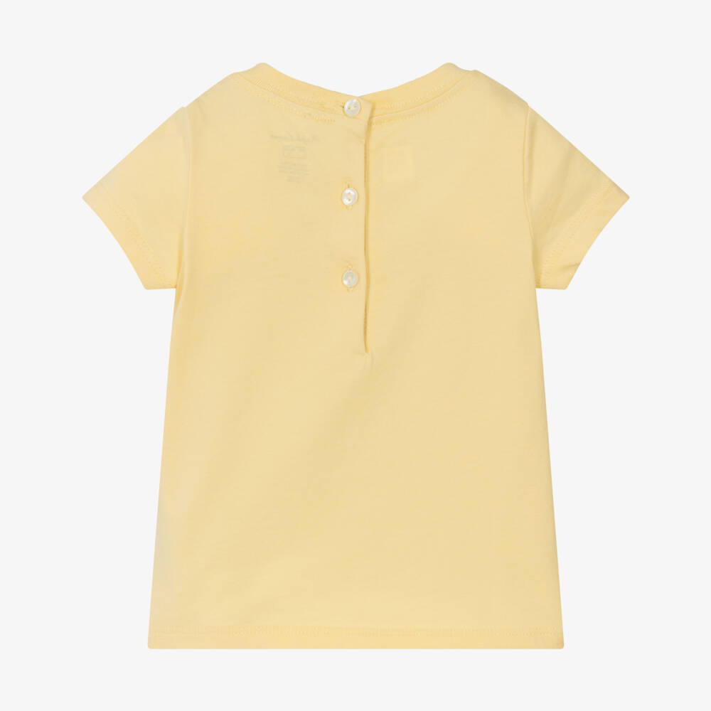 Ralph Lauren-Girls Sunshine Bear Cotton Tee | Childrensalon Outlet