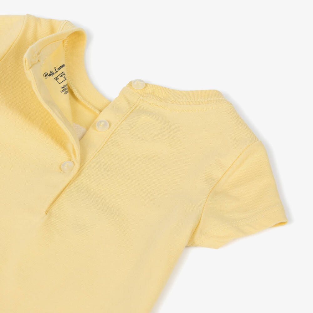 Ralph Lauren-Girls Sunshine Bear Cotton Tee | Childrensalon Outlet