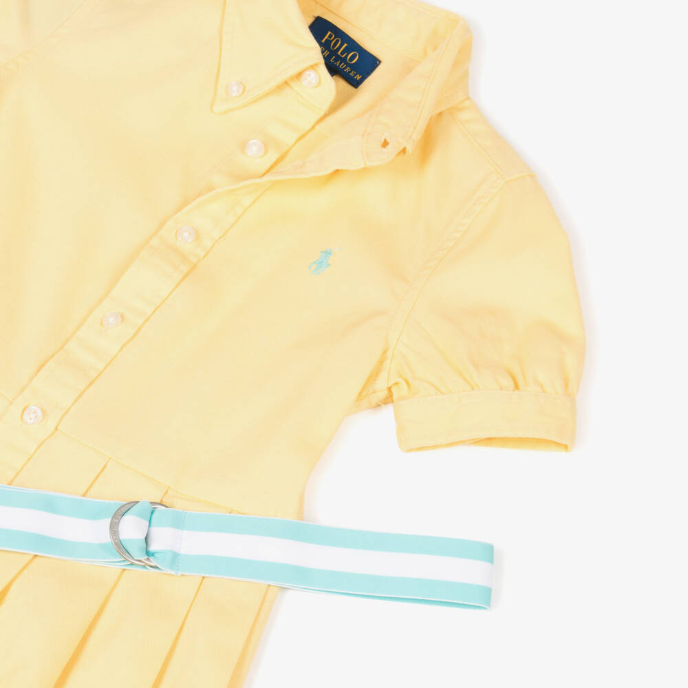 Ralph Lauren-Girls Sunshine Cotton Tunic Dress | Childrensalon Outlet