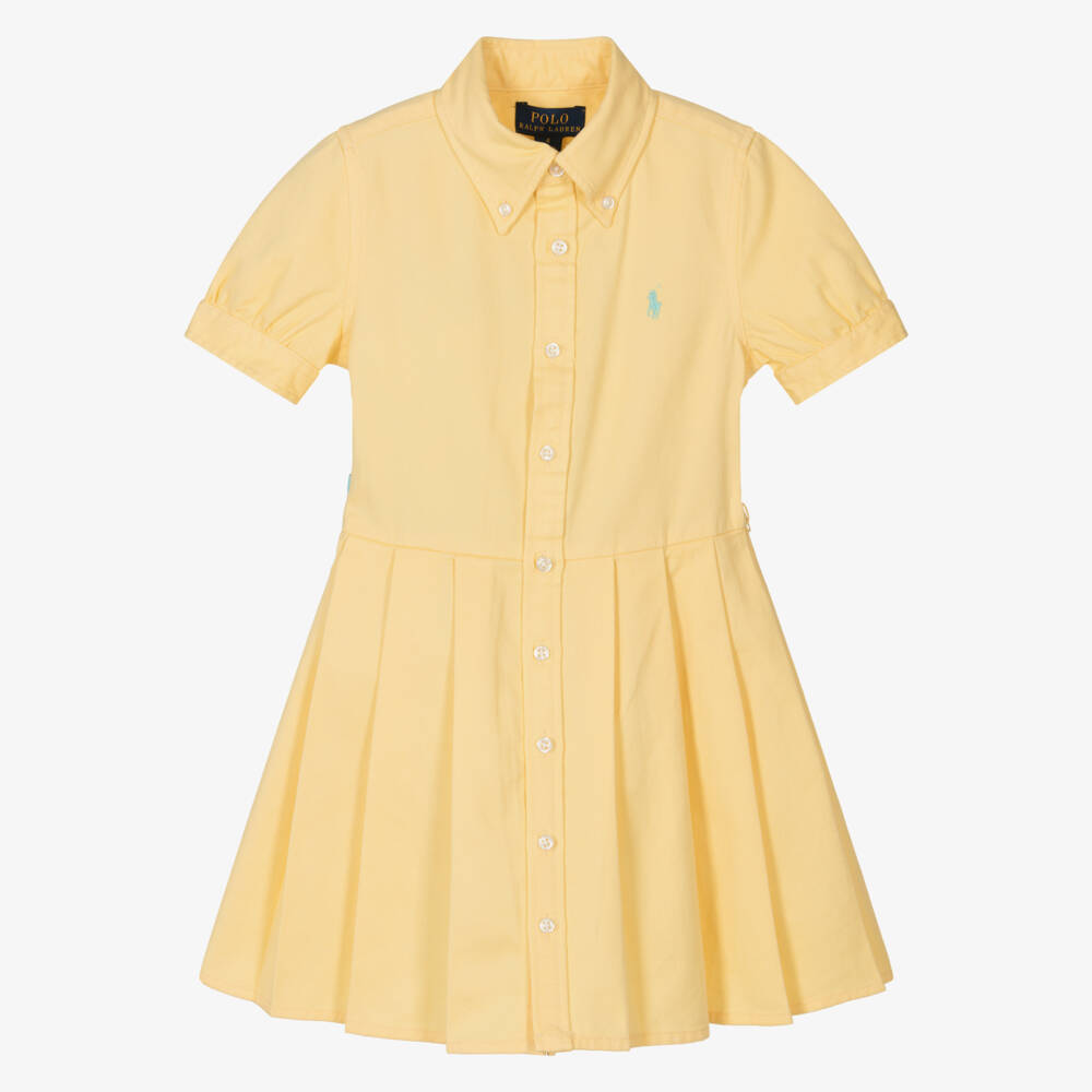 Ralph Lauren-Girls Sunshine Cotton Tunic Dress | Childrensalon Outlet