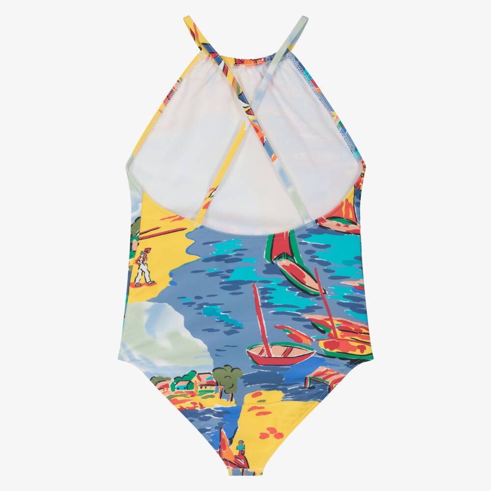Ralph Lauren-Girls Sunshine Riviera Swimwear | Childrensalon Outlet