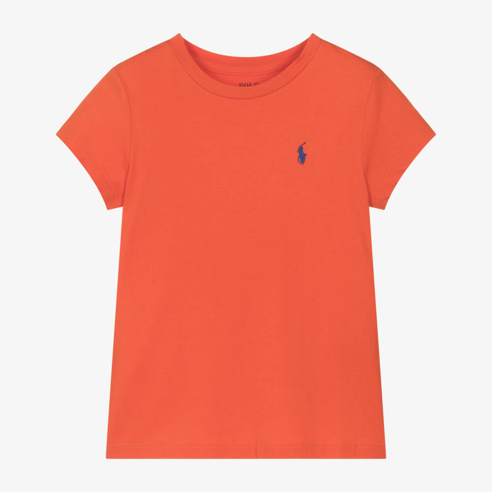 Ralph Lauren-Girls Vibrant Cotton Tee Delight | Childrensalon Outlet