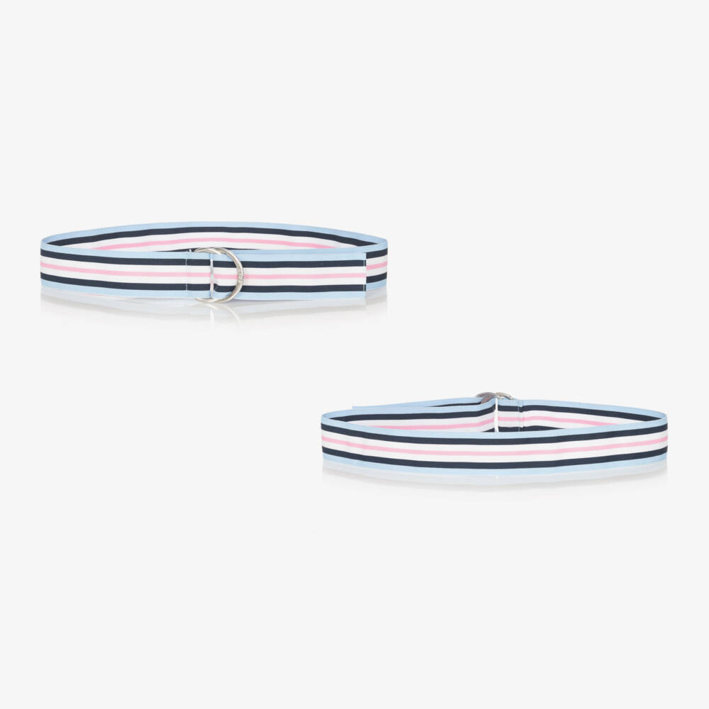 Ralph Lauren-Girls White Cotton Chino Shorts | Childrensalon Outlet