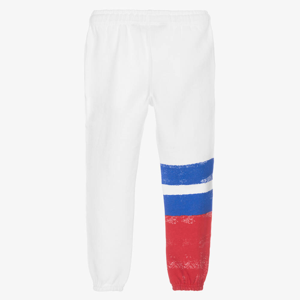 Polo Ralph Lauren-جوغرز قطن جيرسي لون أبيض للبنات | Childrensalon Outlet