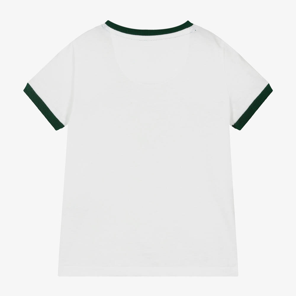 White cotton ralph lauren shirt on sale