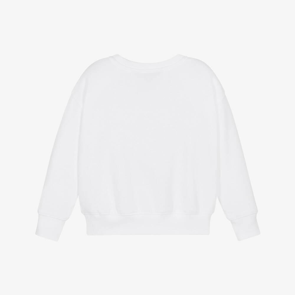 Ralph Lauren-Белый свитшот с медведем | Childrensalon Outlet