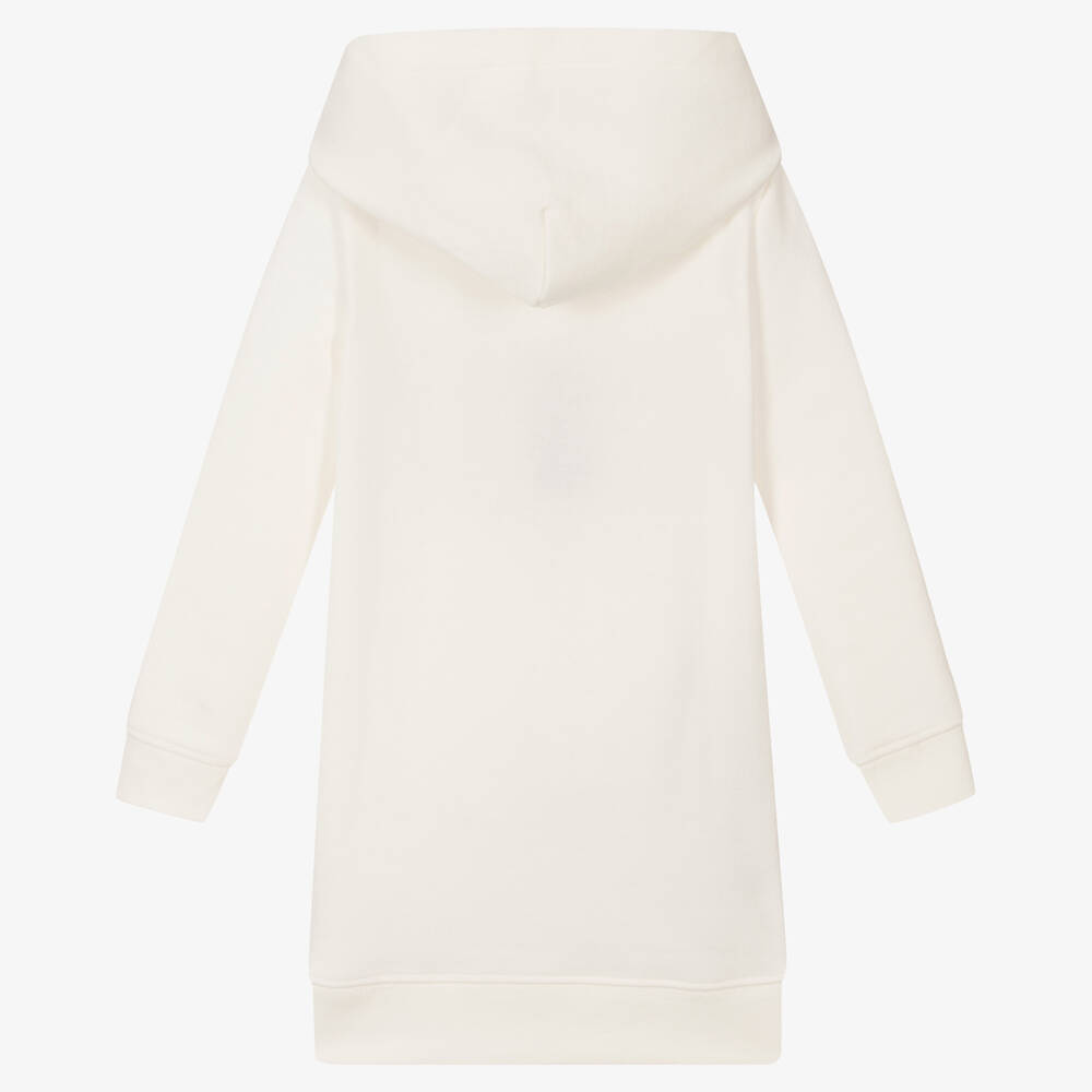 Polo Ralph Lauren-Girls White Logo Hoodie Dress | Childrensalon Outlet