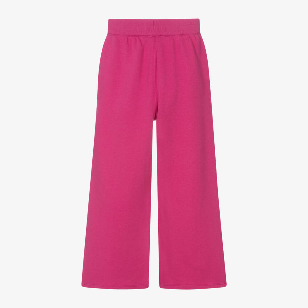 Ralph Lauren-Girls Wide Leg Pink Trousers | Childrensalon Outlet