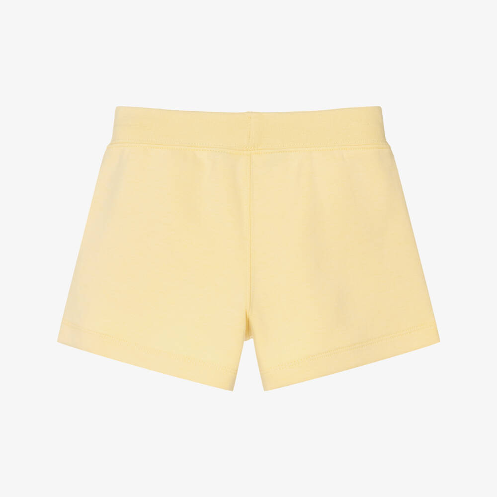 Ralph Lauren-Шорты с логотипом желтые для девочек | Childrensalon Outlet
