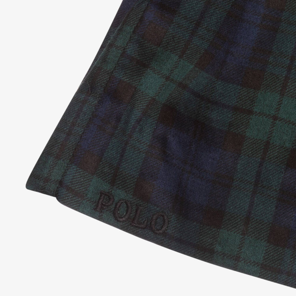 Polo Ralph Lauren-Green & Blue Tartan Dress | Childrensalon Outlet