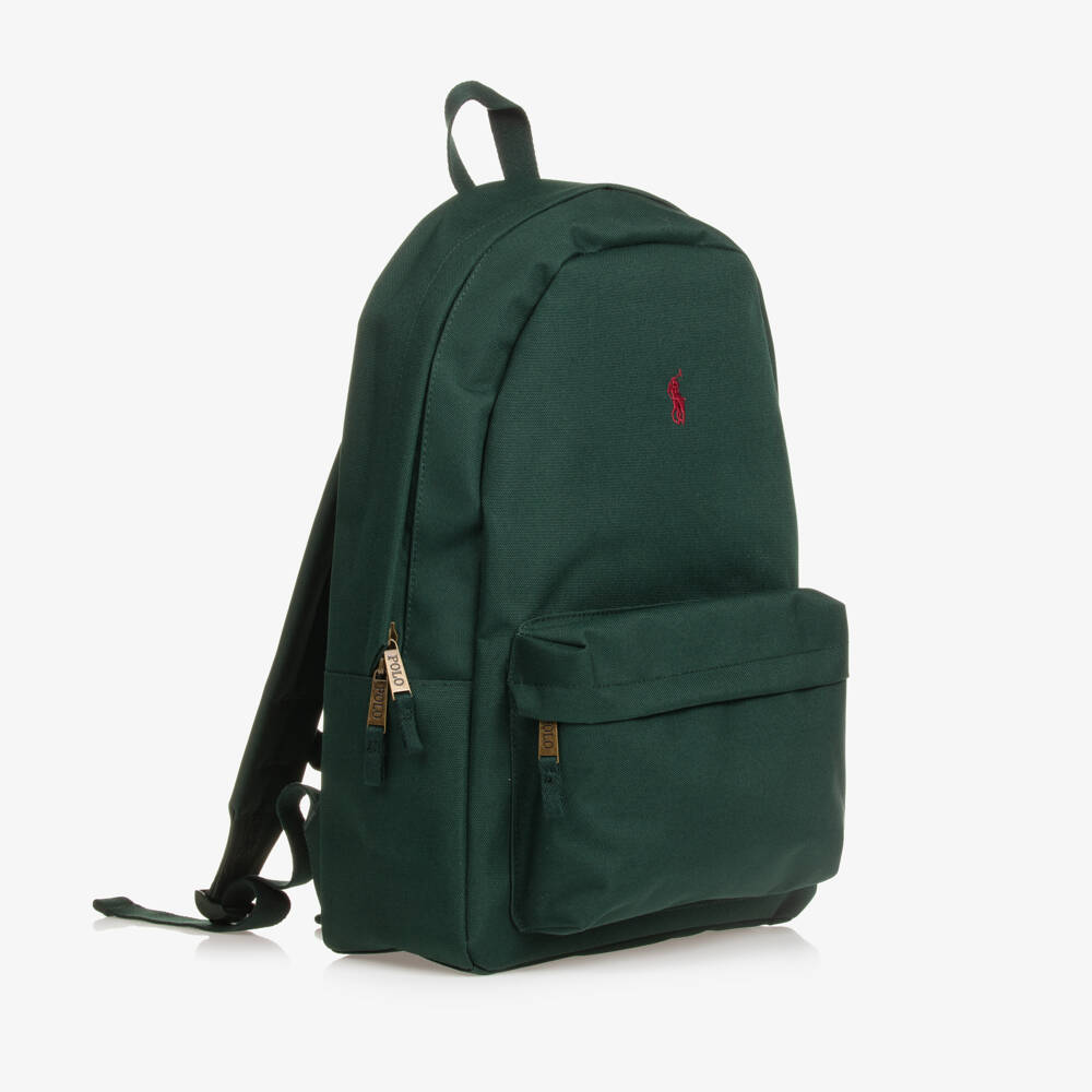 Ralph Lauren-Green Pony Backpack (44cm) | Childrensalon Outlet